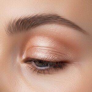 Lise Watier Couleur Folle Folie Pêche Peach Champagne Shimmer Eyeshadow